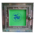 Люк алюминиевый под покраску (уголок) 400х400