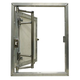 Люк алюминиевый под плитку распашной 400х600