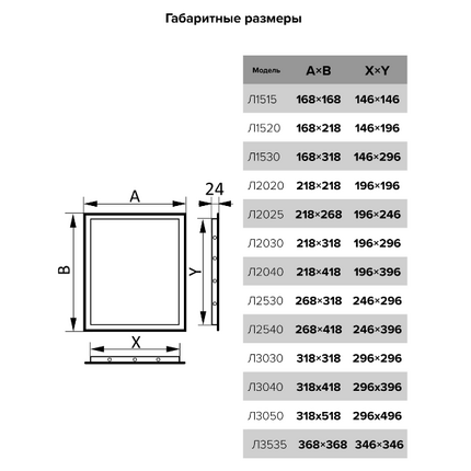 Ревизионный люк стенной 20х30 ABS ЭраРевизионный люк стенной 20х30 ABS Эра[image_num]