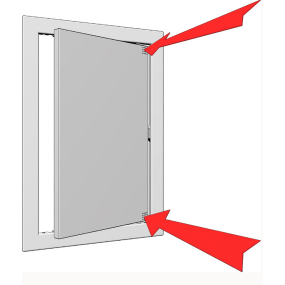 Ревизионный люк стенной dark gray metal Л2025 ЭраРевизионный люк стенной dark gray metal Л2025 Эра[image_num]