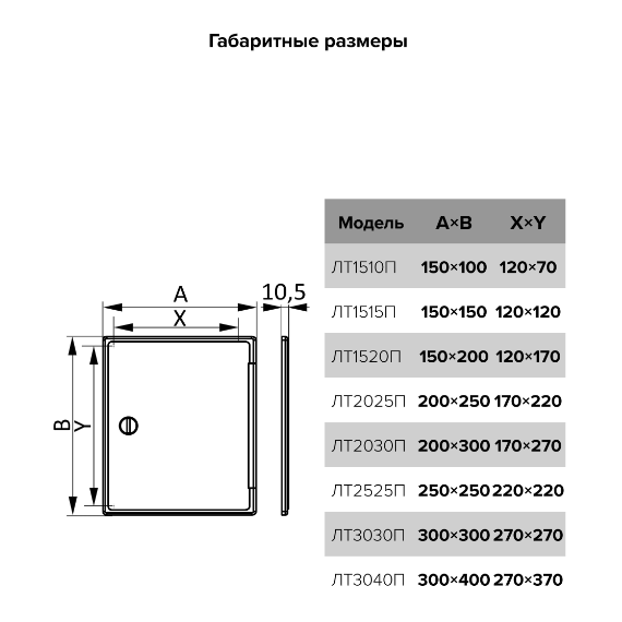 Люк накладной с ручкой-задвижкой 30x40 ЭраЛюк накладной с ручкой-задвижкой 30x40 Эра[image_num]