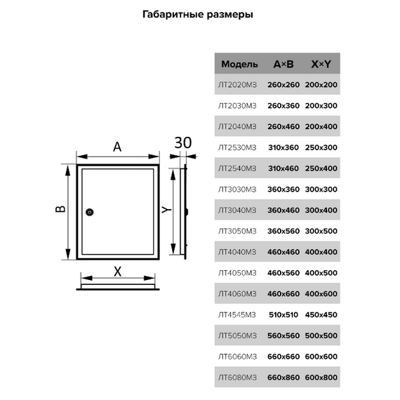 Люк ревизионный металлический с замком 30х30 ЭраЛюк ревизионный металлический с замком 30х30 Эра[image_num]