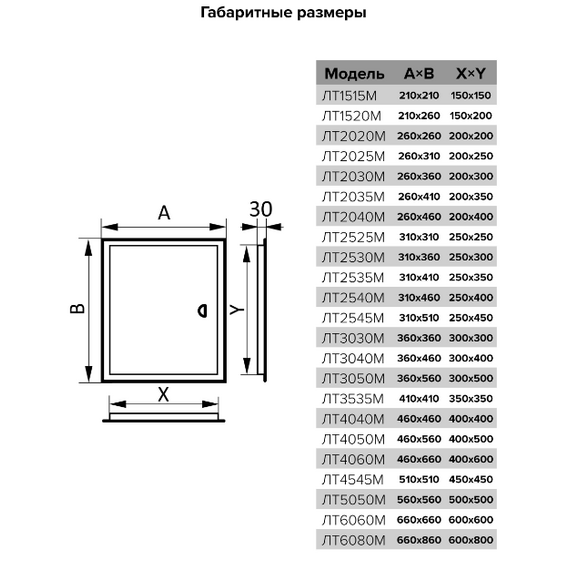Люк ревизионный металлический с ручкой 20х30 ЭраЛюк ревизионный металлический с ручкой 20х30 Эра[image_num]
