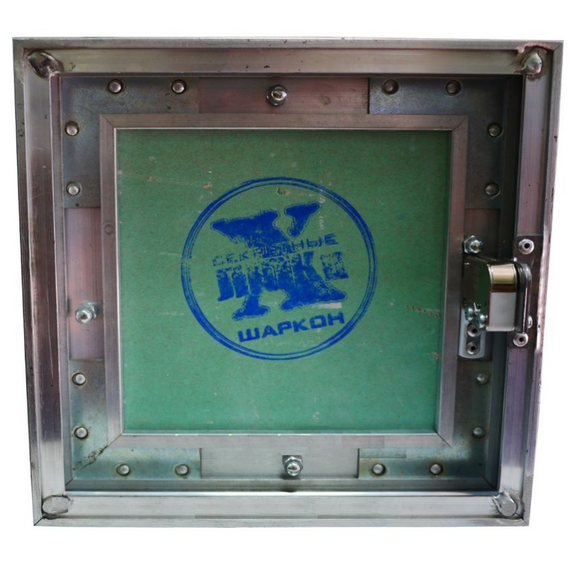 Люк алюминиевый под покраску (короб) 600х1200