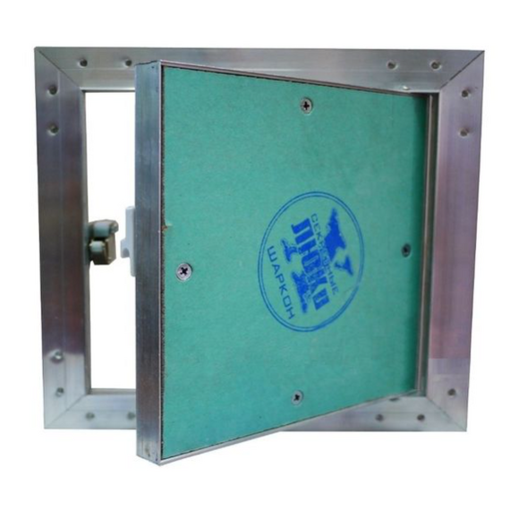 Люк алюминиевый под покраску (уголок) 400х400Люк алюминиевый под покраску (уголок) 400х400[image_num]