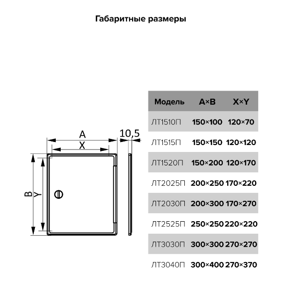 Люк накладной с ручкой-задвижкой 30x40 ЭраЛюк накладной с ручкой-задвижкой 30x40 Эра[image_num]