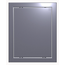 Ревизионный люк стенной dark gray metal Л2040 Эра
